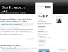 Tablet Screenshot of ourhumboldtpark.wordpress.com