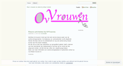 Desktop Screenshot of ovvrouwen.wordpress.com