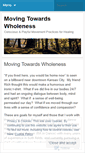 Mobile Screenshot of movingtowardswholeness.wordpress.com