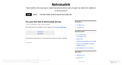 Desktop Screenshot of netvoicelink.wordpress.com