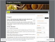 Tablet Screenshot of kconnection.wordpress.com