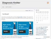 Tablet Screenshot of diagnosisknitter.wordpress.com