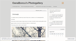 Desktop Screenshot of oanaboncu.wordpress.com