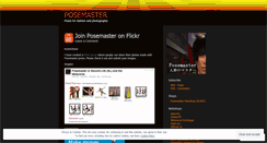 Desktop Screenshot of posemaster.wordpress.com