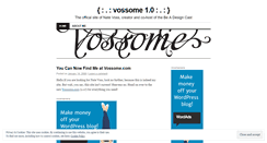 Desktop Screenshot of natevoss.wordpress.com