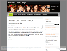 Tablet Screenshot of momusulove.wordpress.com