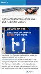 Mobile Screenshot of constantcraftsman.wordpress.com