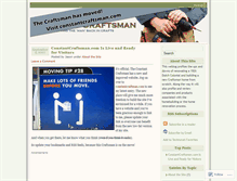 Tablet Screenshot of constantcraftsman.wordpress.com