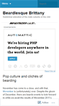 Mobile Screenshot of beardlesquebrittany.wordpress.com