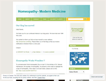 Tablet Screenshot of homeopathicure.wordpress.com