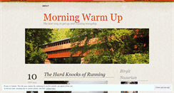 Desktop Screenshot of morningwarmup.wordpress.com