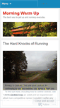 Mobile Screenshot of morningwarmup.wordpress.com