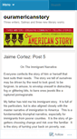 Mobile Screenshot of ouramericanstory.wordpress.com