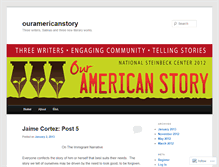 Tablet Screenshot of ouramericanstory.wordpress.com