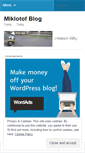 Mobile Screenshot of miklotof.wordpress.com