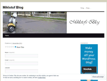 Tablet Screenshot of miklotof.wordpress.com