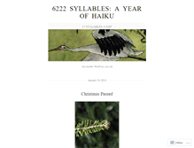 Tablet Screenshot of 6222syllables.wordpress.com