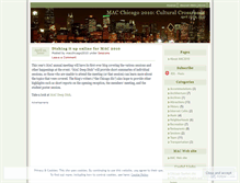 Tablet Screenshot of macchicago2010.wordpress.com