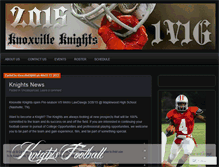 Tablet Screenshot of knoxvilleknights.wordpress.com