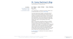 Desktop Screenshot of drcareydachman.wordpress.com