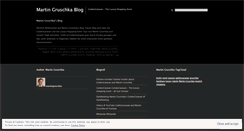 Desktop Screenshot of martingruschka.wordpress.com