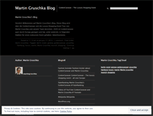 Tablet Screenshot of martingruschka.wordpress.com