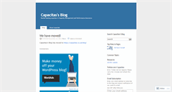 Desktop Screenshot of capacitas.wordpress.com