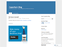 Tablet Screenshot of capacitas.wordpress.com