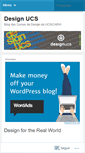 Mobile Screenshot of designucs.wordpress.com