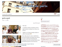 Tablet Screenshot of ontherooftopsofparis.wordpress.com