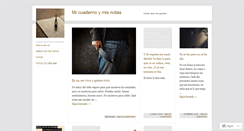 Desktop Screenshot of cuadernoynotas.wordpress.com