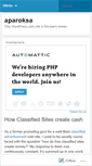 Mobile Screenshot of aparoksa.wordpress.com