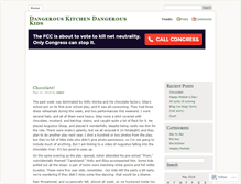 Tablet Screenshot of dangerouskitchen.wordpress.com