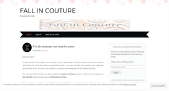 Desktop Screenshot of fallincouture.wordpress.com