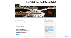 Desktop Screenshot of bedbugbytes.wordpress.com