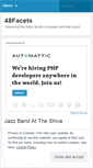 Mobile Screenshot of 48facets.wordpress.com