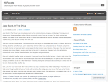 Tablet Screenshot of 48facets.wordpress.com