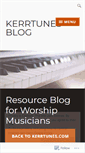 Mobile Screenshot of kerrtunes.wordpress.com