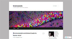 Desktop Screenshot of brainsweets.wordpress.com