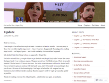 Tablet Screenshot of burtonlegacy.wordpress.com