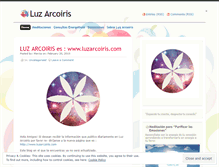 Tablet Screenshot of luzarcoiris.wordpress.com