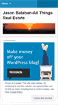 Mobile Screenshot of jasonbalaban.wordpress.com