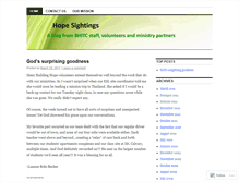 Tablet Screenshot of buildinghope.wordpress.com