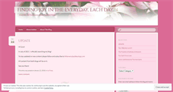 Desktop Screenshot of littleeverydayblessings.wordpress.com