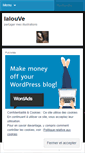 Mobile Screenshot of leblogdelalouuve.wordpress.com