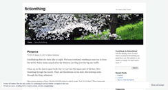 Desktop Screenshot of fictionthing.wordpress.com