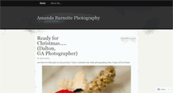 Desktop Screenshot of amandaburnettephotography.wordpress.com