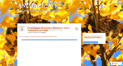 Desktop Screenshot of animalizate.wordpress.com