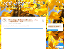 Tablet Screenshot of animalizate.wordpress.com
