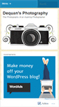 Mobile Screenshot of dequansphotography.wordpress.com